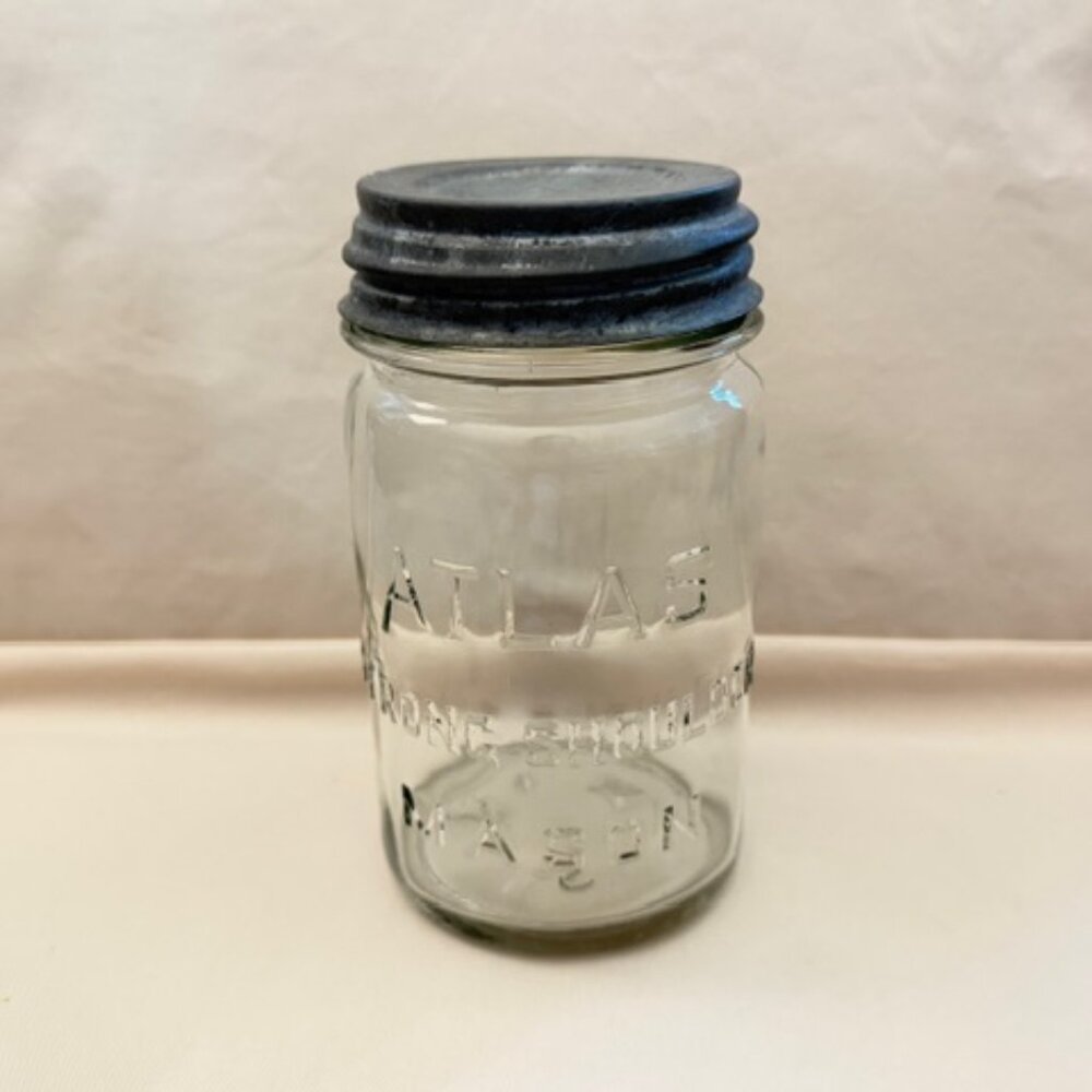 Antique Glass Mason Jar